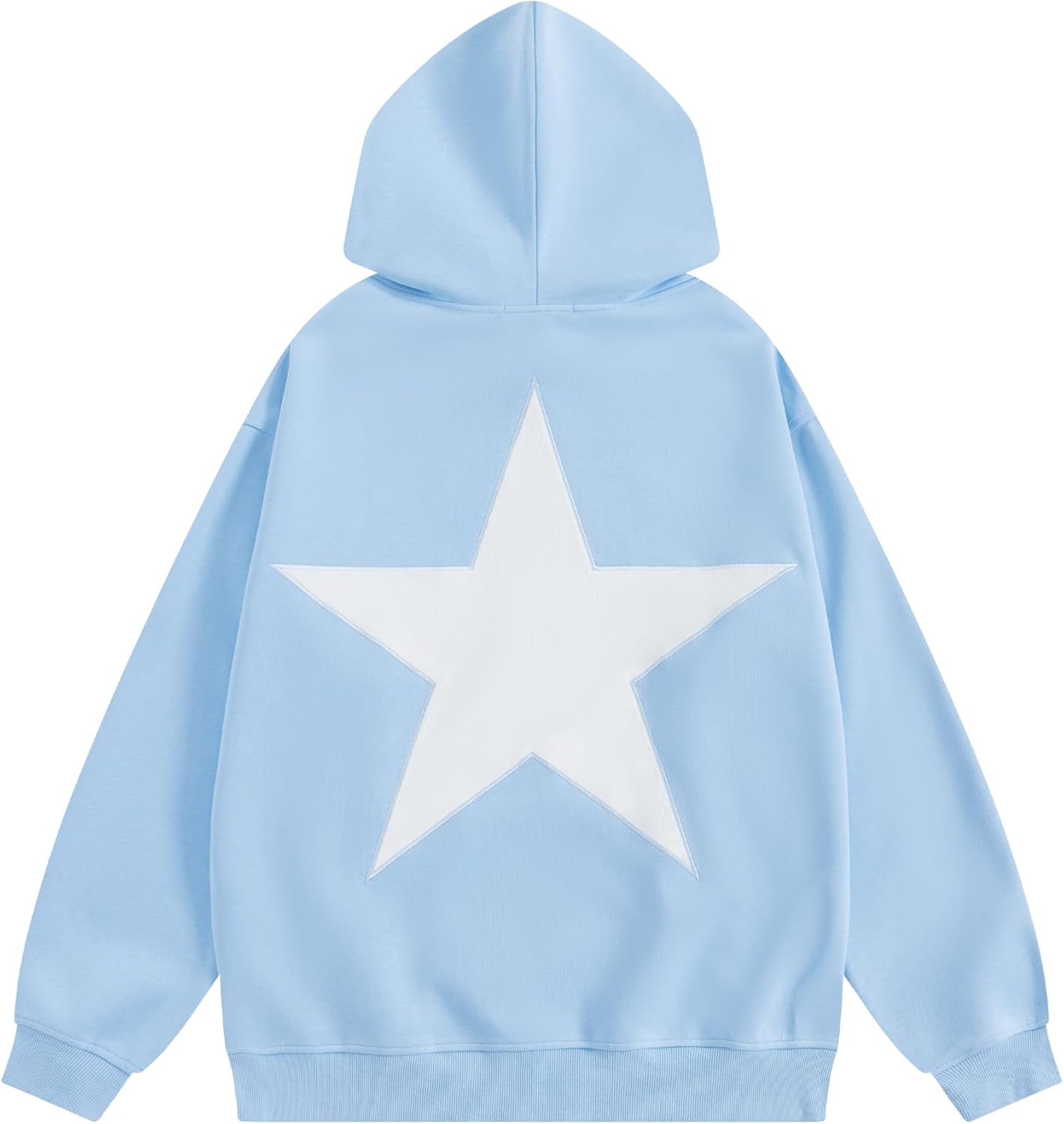 Aelfric Eden Star Hoodies Y2k Oversized Graphic Hoodies Aesthetic 90s Crewneck Sweatshirt Long Sleeve Pullover Tops