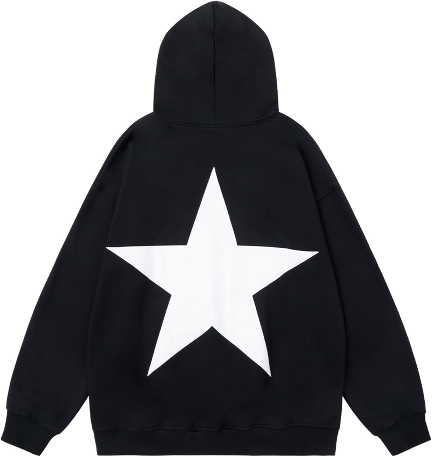 Aelfric Eden Star Hoodies Y2k Oversized Graphic Hoodies Aesthetic 90s Crewneck Sweatshirt Long Sleeve Pullover Tops