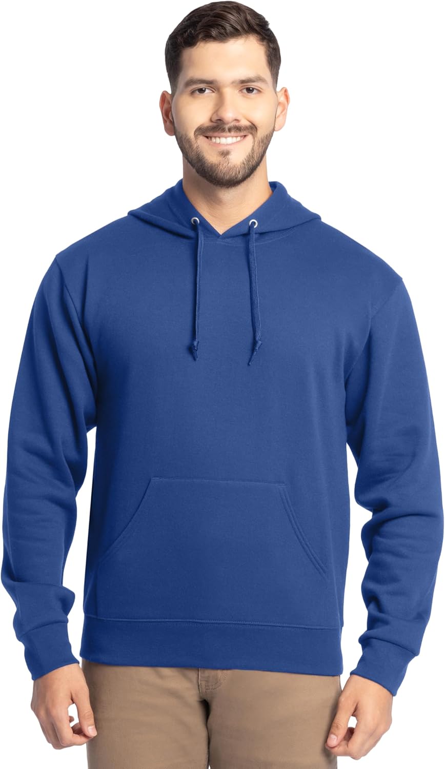 Fruit of the Loom mens Eversoft Fleece Pullover Hooded Sweatshirt, Moisture Wicking & Breathable