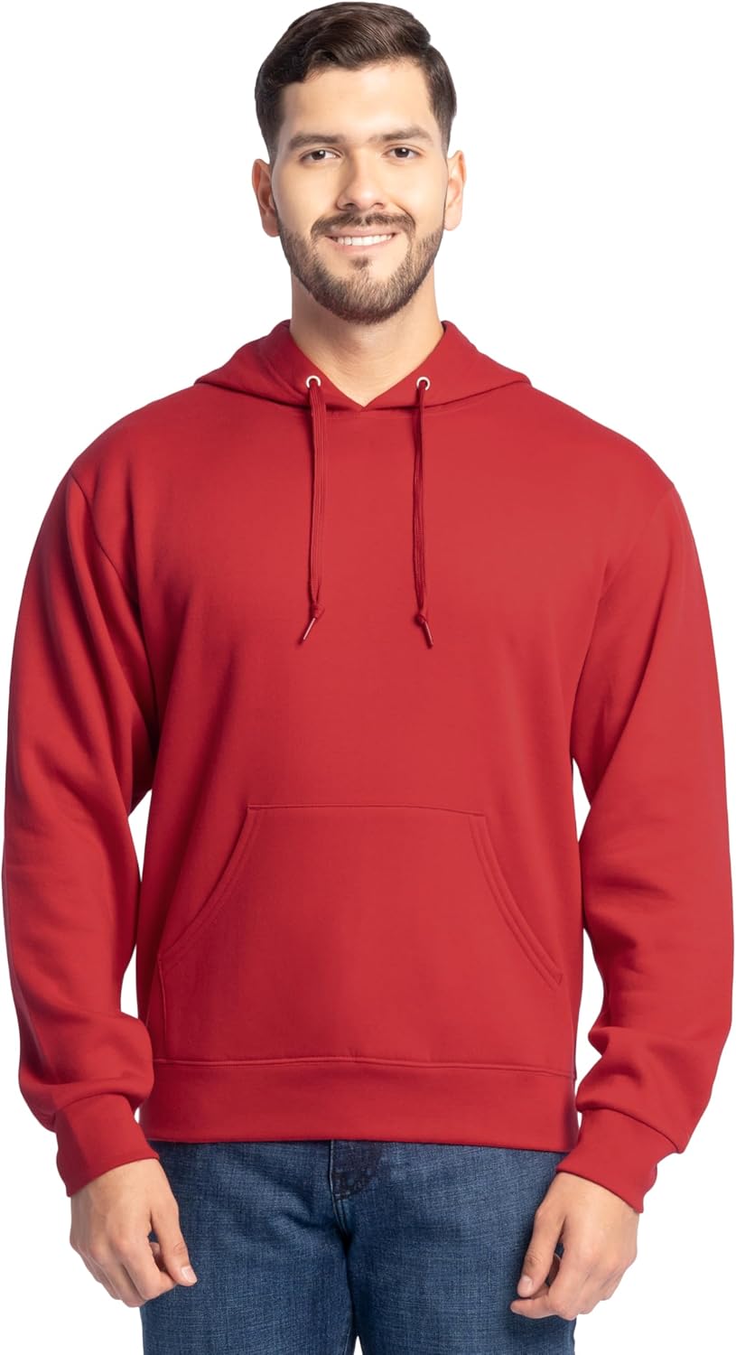 Fruit of the Loom mens Eversoft Fleece Pullover Hooded Sweatshirt, Moisture Wicking & Breathable
