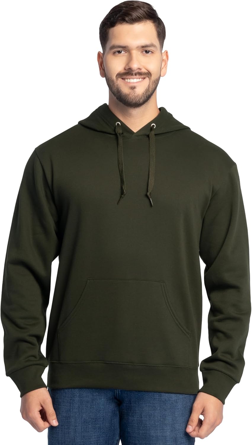 Fruit of the Loom mens Eversoft Fleece Pullover Hooded Sweatshirt, Moisture Wicking & Breathable