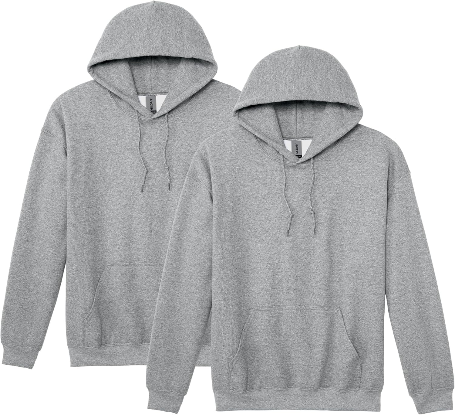 Gildan Adult Fleece Hoodie Sweatshirt, Style G18500, Multipack