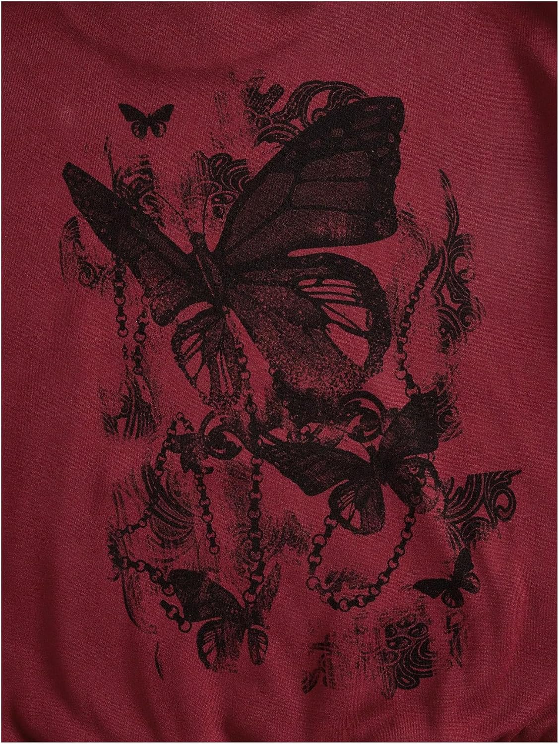 SOLY HUX Women's Graphic Hoodies Heart Print Drawstring Long Sleeve Pocket Sweatshirt Pullover Tops