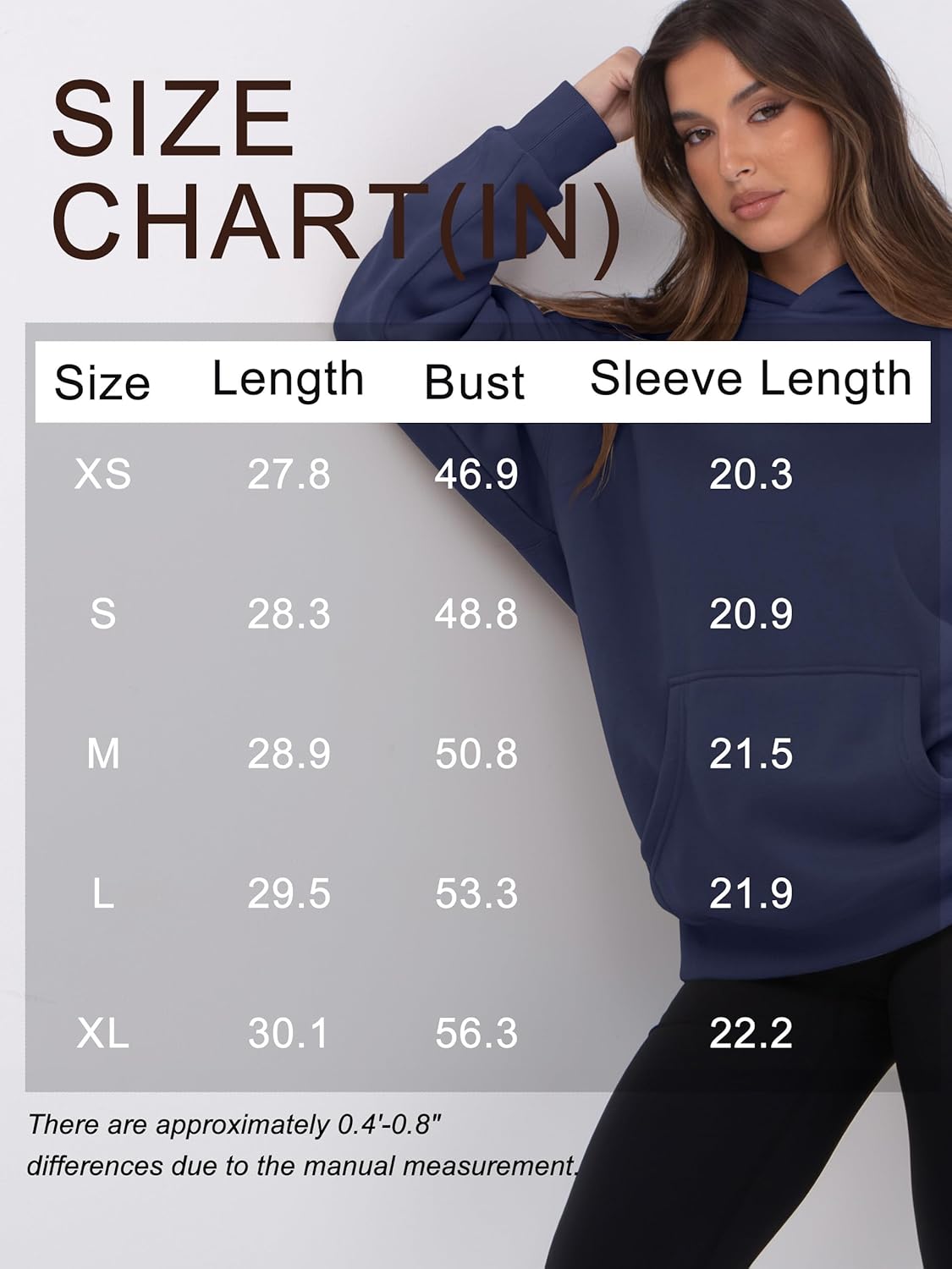 Womens Oversized Hoodies Fleece Loose Hooded Sweatshirt Fall Winter Outfits 2025 Trendy Clothes